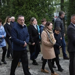 Wprowadzenie relikwii św. Jana Pawła II w Jesionce - procesja
