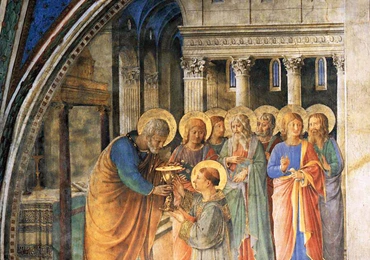 „Św. Piotr konsekruje św. Szczepana na diakona” – historia z fresku Fra Angelica