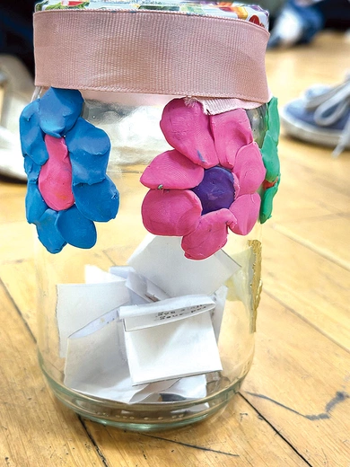 Jeden z owoców warsztatów  dla dzieci i młodzieży.