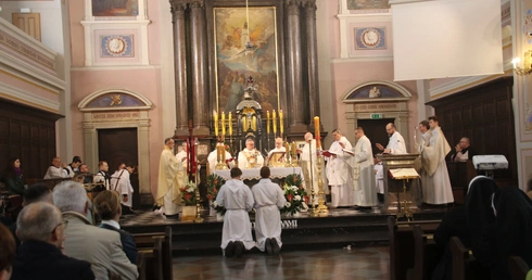 Płock. "Te Deum" w farze