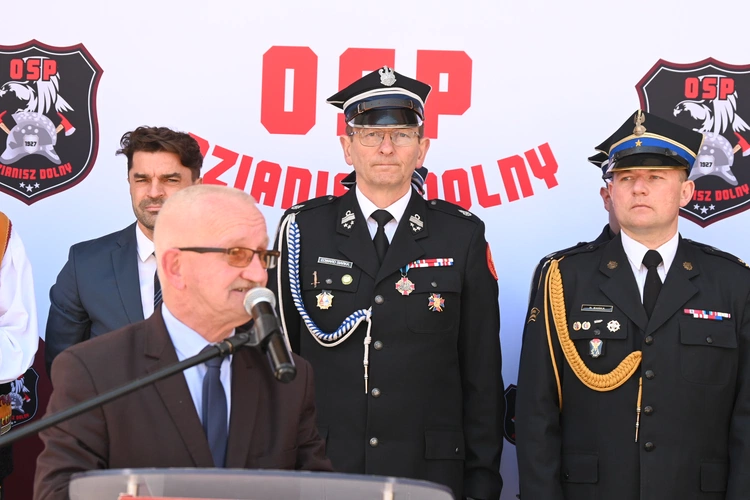 Radość strażaków w Dzianiszu