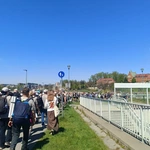 Pielgrzymi w Łagiewnikach