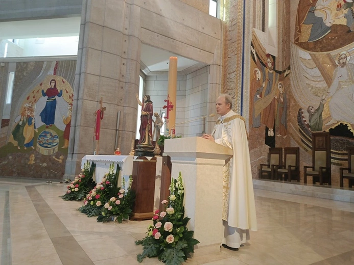 Pielgrzymi w Łagiewnikach
