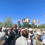 Pielgrzymi w Łagiewnikach