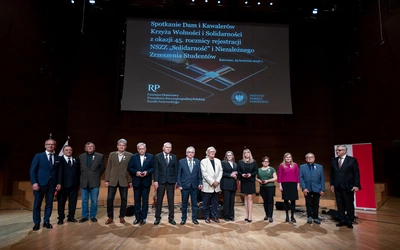 Katowice. Spotkanie Dam i Kawalerów Krzyża Wolności i Solidarności