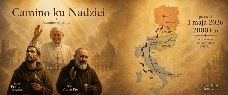 Pieszo z Andrychowa na południe Włoch
