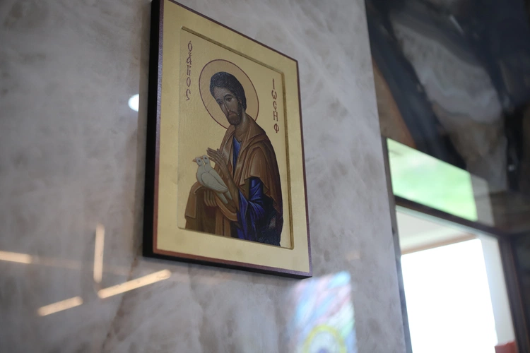 Poświęcenie kaplicy w "Domu Mocarzy"