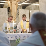 Poświęcenie kaplicy w "Domu Mocarzy"