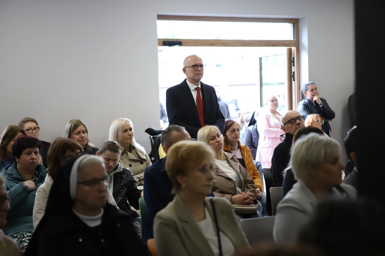Poświęcenie kaplicy w "Domu Mocarzy"
