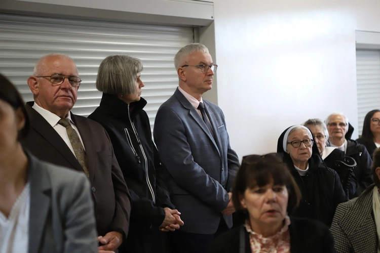 Poświęcenie kaplicy w "Domu Mocarzy"