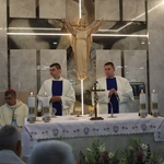 Poświęcenie kaplicy w "Domu Mocarzy"