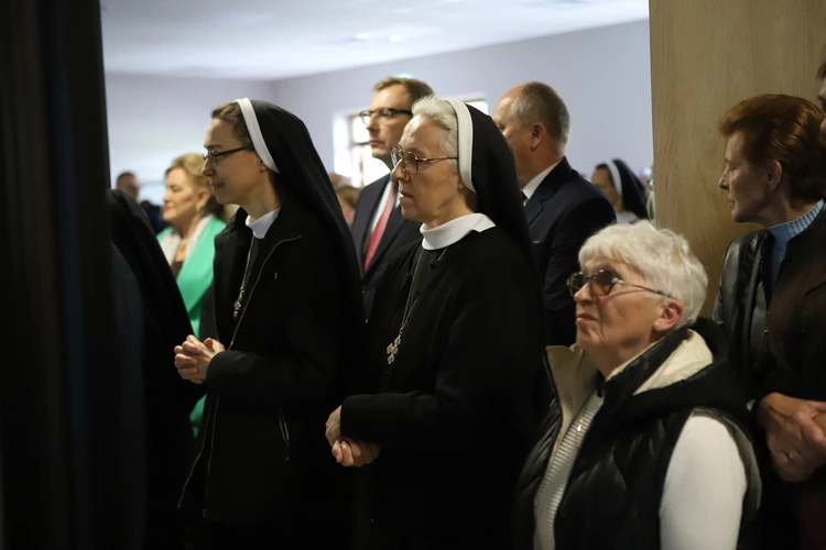 Poświęcenie kaplicy w "Domu Mocarzy"