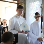 Poświęcenie kaplicy w "Domu Mocarzy"