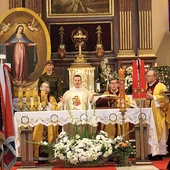 Mszy św. przewodniczył ks. mjr Tomasz Serwin.