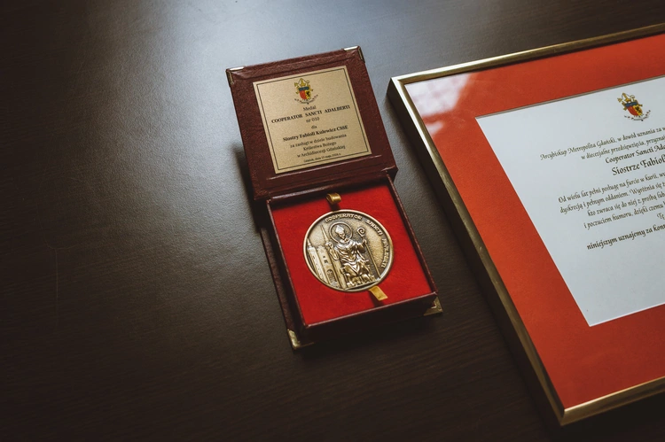Medal dla s. Fabioli