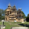 Cerkiew w Gładyszowie w trakcie budowy 