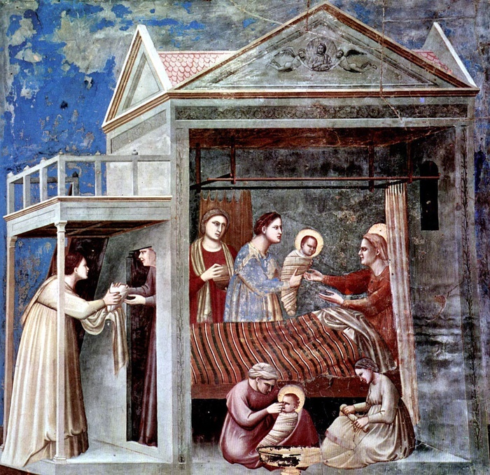 Giotto di Bondone, Narodziny Marii. Padwa, Kaplica Scrovegnich