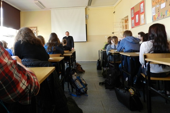 Spotkanie z uczniami I Liceum Ogólnokształcącego w Katowicach