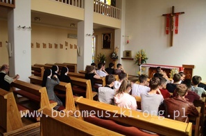 Wspólna modlitwa w kaplicy
