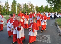 Ministranci i lektorzy w Sanktuarium Matki Bożej Wspomożenia Wiernych