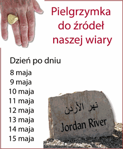 Program papieskiej pielgrzymki do Ziemi Świętej

