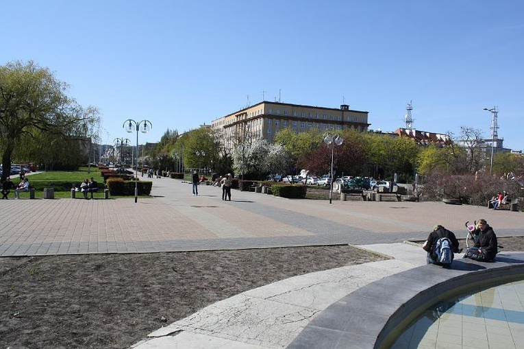 Miejsce Błogosławionego Jana Pawła II - Gdynia - Skwer Kościuszki