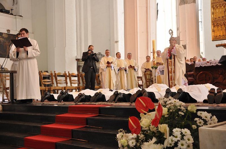 Święcenia Kapłańskie w Archidiecezji Gdańskiej - Bazylika Mariacka w Gdańsku - foto Mateusz Małek