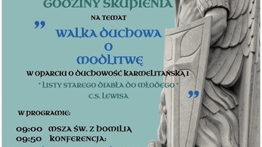 "Pomiędzy poczuciem humoru a żartem i paplaniną" - Walka duchowa o modlitwę